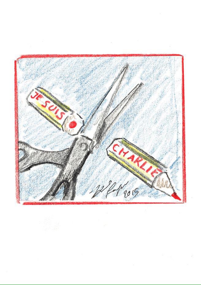 CarolinDendler's tweet photo. Auch Karl ist Charlie @KarlLagerfeld #JeSuisCharlie http://t.co/gVJpRcT75R