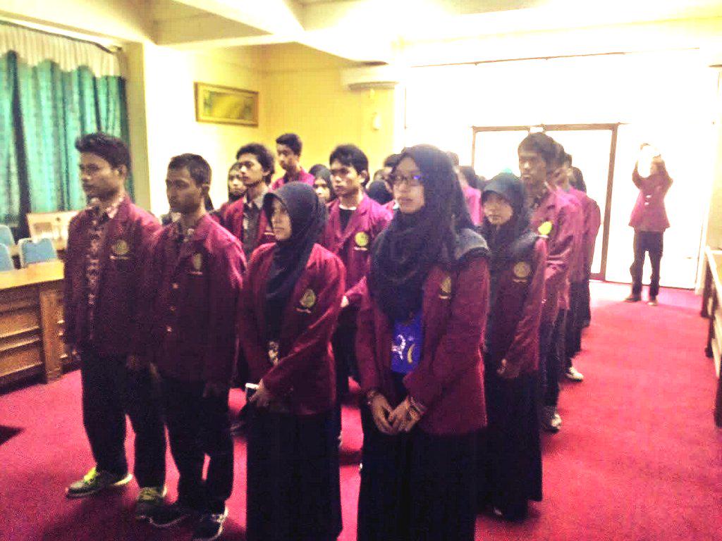 Ini kemaren pelantikan pengurus ukm kpm umy periode 2014-2015 semoga dpt memegang amanah dg baik  <a href="/UMYogya/">UMY</a> @anakUMY