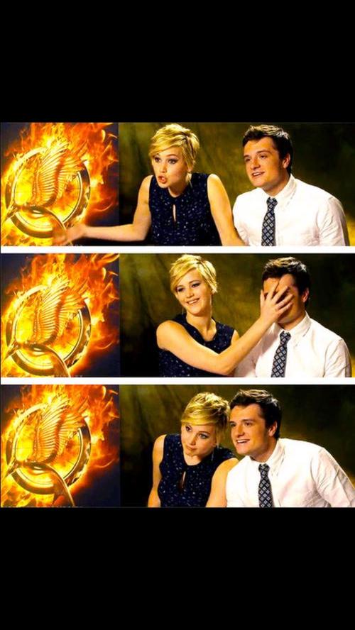 cupelli22's tweet image. Bene e adesso.....#WeWantMockingjayPart2DutchPremiere