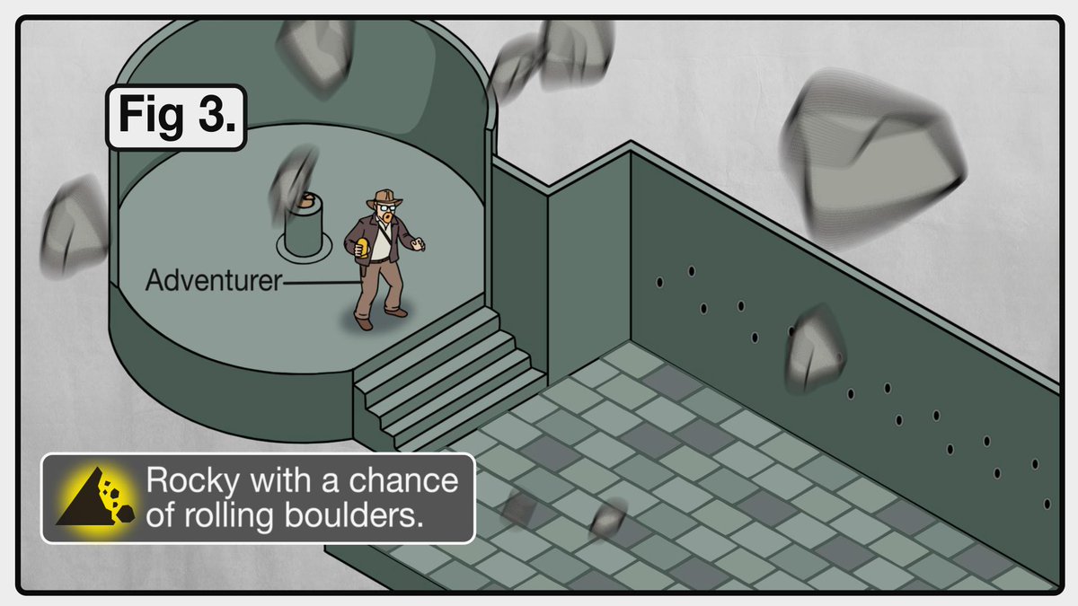 TripleTailKit's tweet photo. “@MythBusters: Rocky with a chance of boulders. @puzzledkitty http://t.co/RgQtEI1rMH http://t.co/esRb8tARhP”I know those #AdventurerProblems