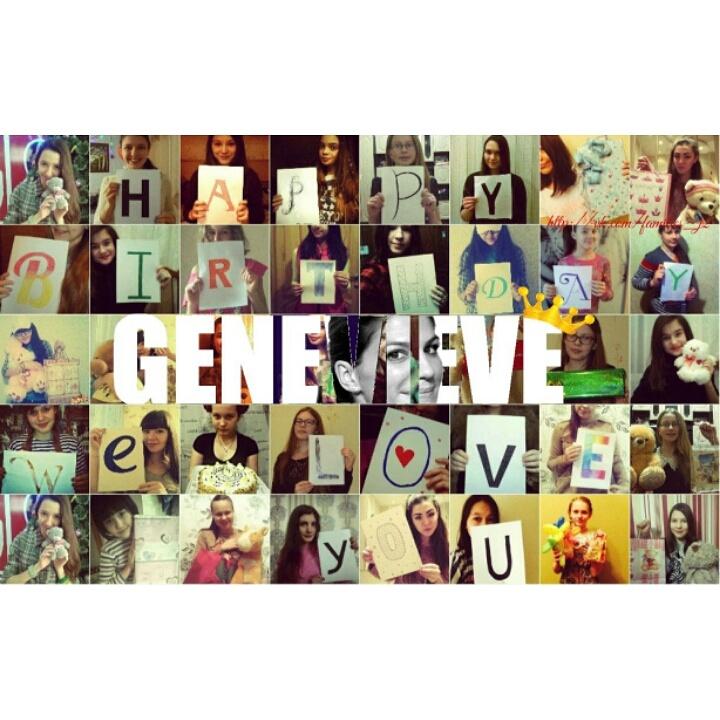 Happy Birthday nice, cool and lovely Genevieve Padalecki Thank you for Ruby-2 