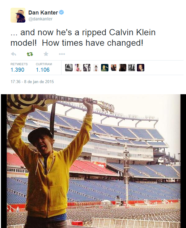 biebersmaniabr's tweet image. "E agora ele é um modelo da Calvin Klein! Como os tempos mudaram!" - Dan Kanter