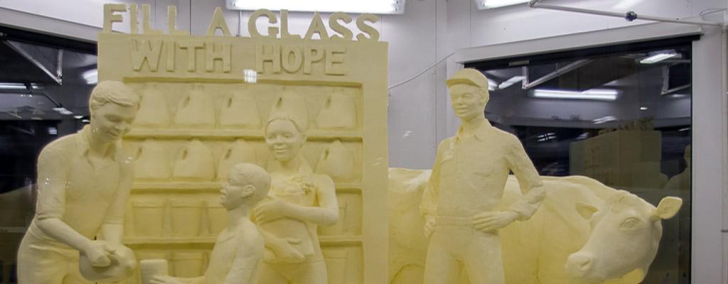 farmanddairy's tweet photo. Butter sculpture at #PAFarmShow showcases dairy industry
http://t.co/fdID6xL9UJ http://t.co/ZkV4R1ERsi
