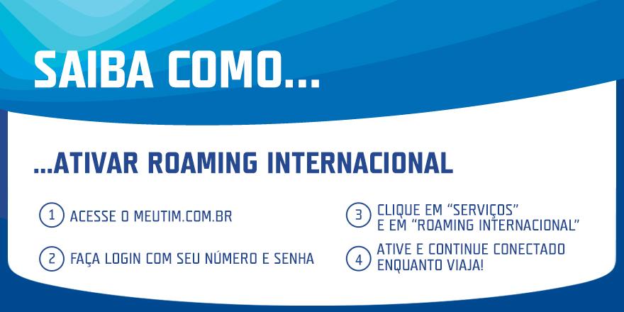 Como funciona e quanto custa o roaming internacional da TIM? 