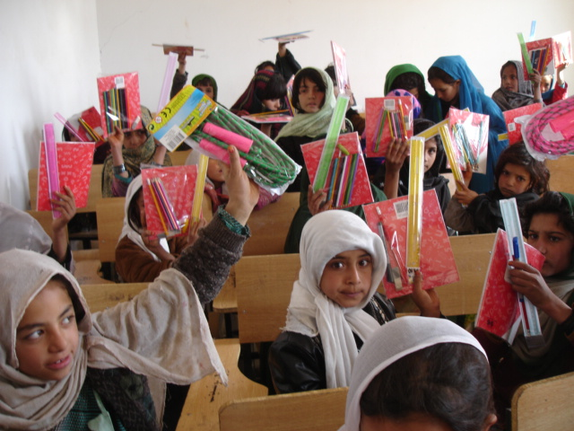 Grub Club sent resources to Afghanistan. Saidal Khan HS, Saidal Khan primary, Malali Girls School, Yaklinga School.