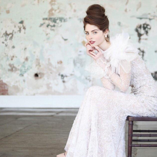 Gorgeous shot of our Paige gown from #VWBrideFall15... | 📷 @WUeditor instagram.com/p/xm0wE5EHDK/