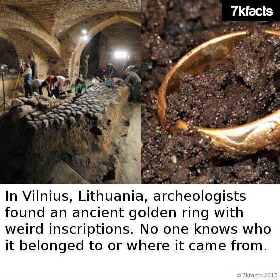 Laan Ruwe olie astronomie 7kfacts on Twitter: "In Vilnius, Lithuania, #archelogists found an #ancient  golden ring with weird description... http://t.co/Ip8xpT5JxZ" / Twitter