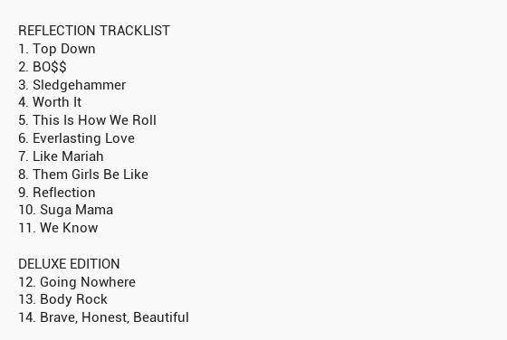 fifth harmony reflection song list