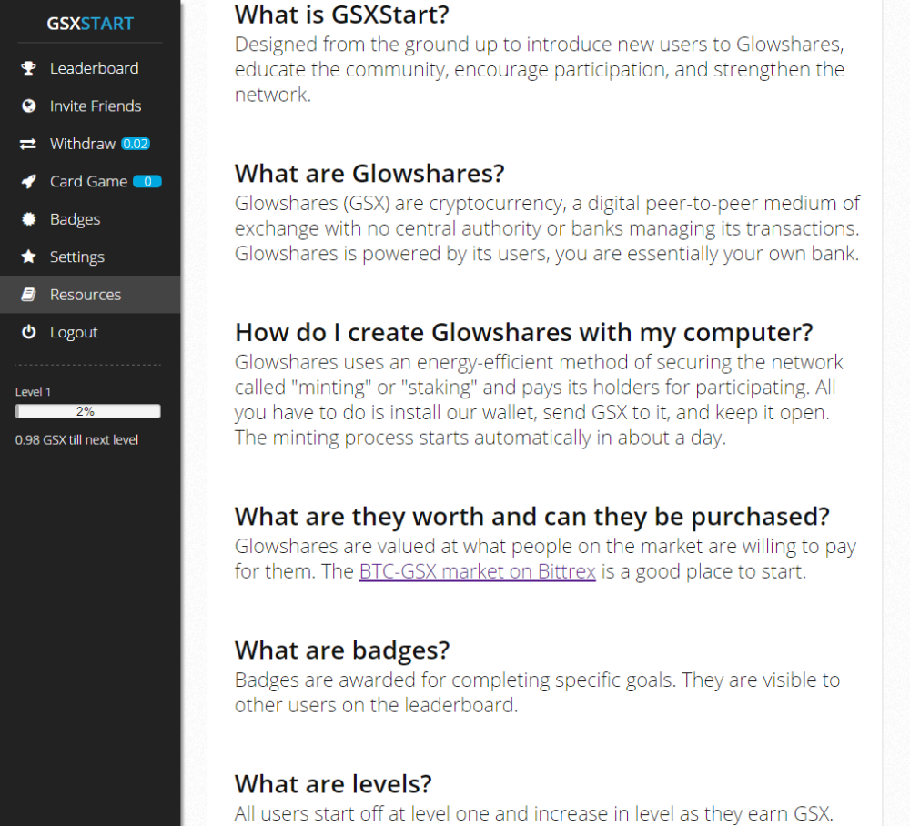 GlowShares's tweet photo. http://t.co/CiOfA4ouw3
GSXSTART ≡ Receive everything needed to start minting Glowshares!
$GSX #GlowShares #Bitcoin http://t.co/eDLO7eEtpz
