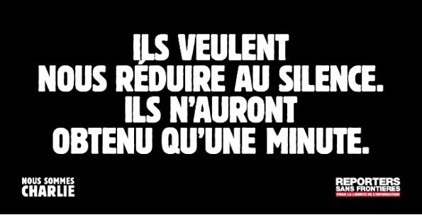 peterpanet's tweet photo. Reporters sans frontières http://t.co/AoX1XXpz5l   #NousSommesCharlie #JeSuisCharlie http://t.co/k40cv3han2