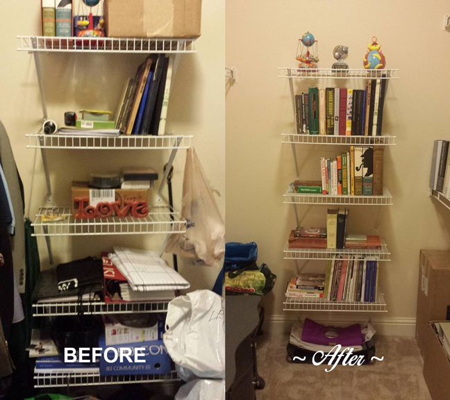 Thank you @bcpetnanny for allowing me to help you organize your living space! 2015 is going to be great for you!