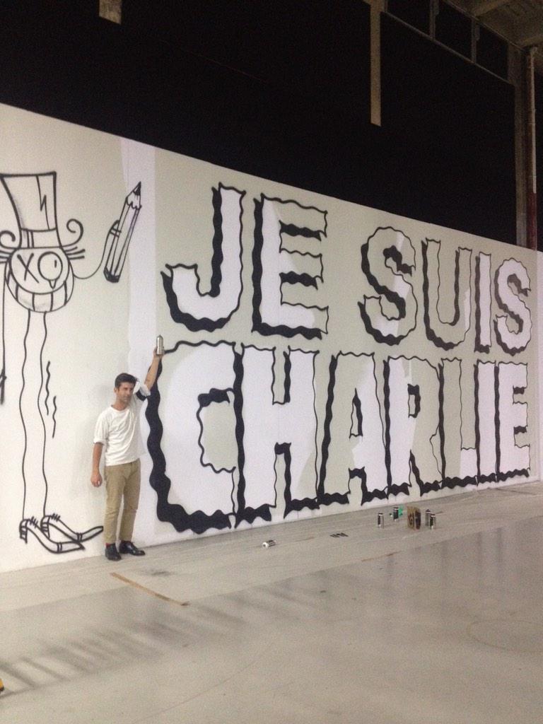 #JeSuisCharlie par <a href="/BaronAndre/">Andre Saraiva</a> <a href="/PalaisdeTokyo/">Palais de Tokyo</a>