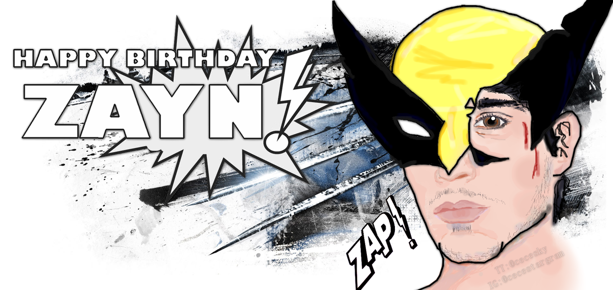 cecesky's tweet photo. Hey u @zaynmalik! Happy Bday;You are the one who inspires me the most. So here is.. #ZaynBirthdaySketch @onedirection http://t.co/yRr4yll0kt