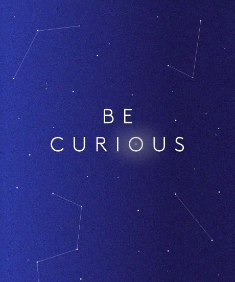 \"Be curious.\" happy birthday Dr. Stephen Hawking!  