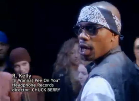  I want to piss on you. Yes I do, I ll piss on you. Happy birthday R. Kelly.  