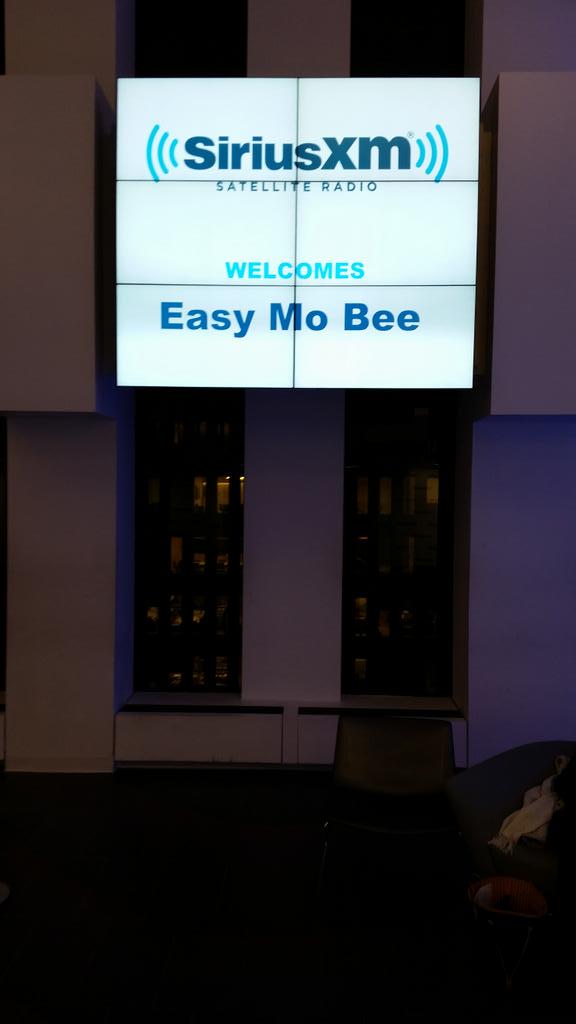 Easy_Mo_Bee's tweet photo. Here @SIRIUSXM promoting the new album #AndYouDontStop #TuneIn #BackspinRadio #EdLover and @Easy_Mo_Bee http://t.co/Wh4JEIZjW1