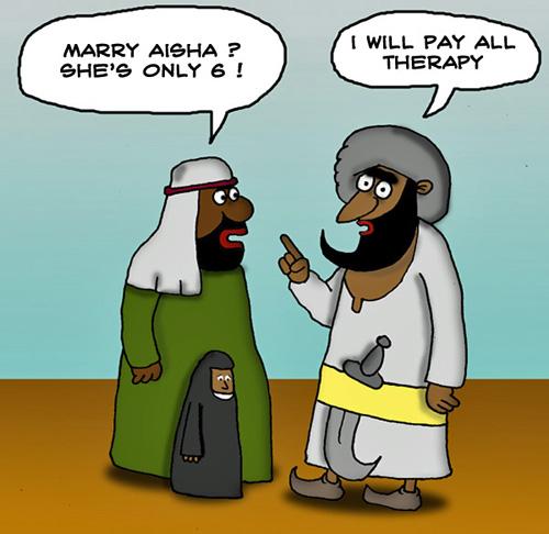 Пророк мухаммед прикол. Карикатура пророк мухаммед и аиша. Карикатуры на мухаммеда. Мухаммед и аиша карикатура. Мухаммед и айша карикатуры.