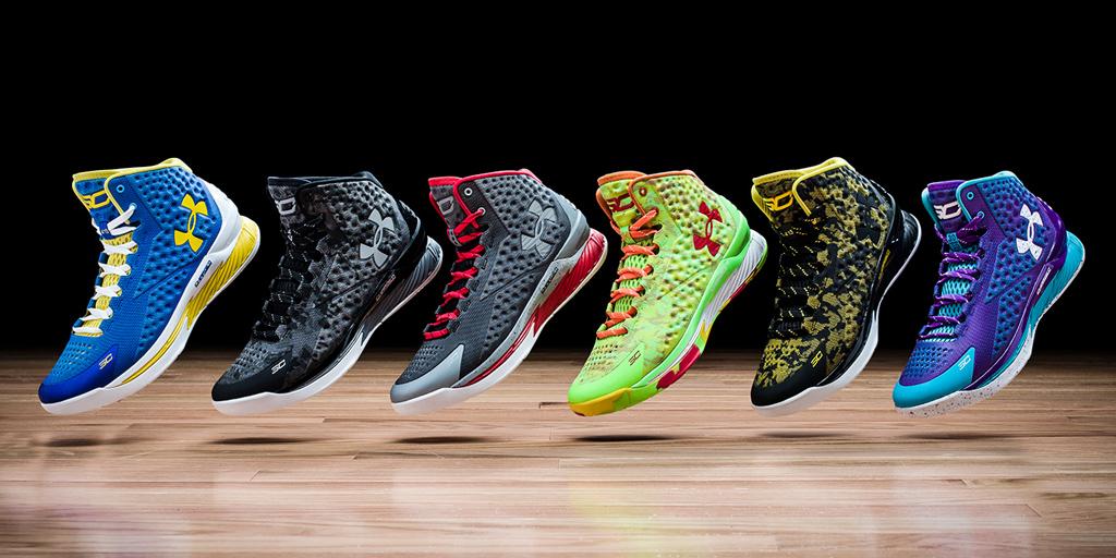 all of stephen curry shoes