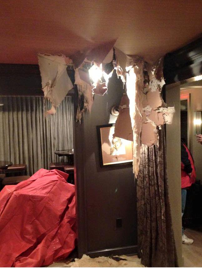 IrisOnTV's tweet image. #TheKrebs in #Skaneateles is closed for 2 wks while the clean after a frozen pipe burst caused damage.