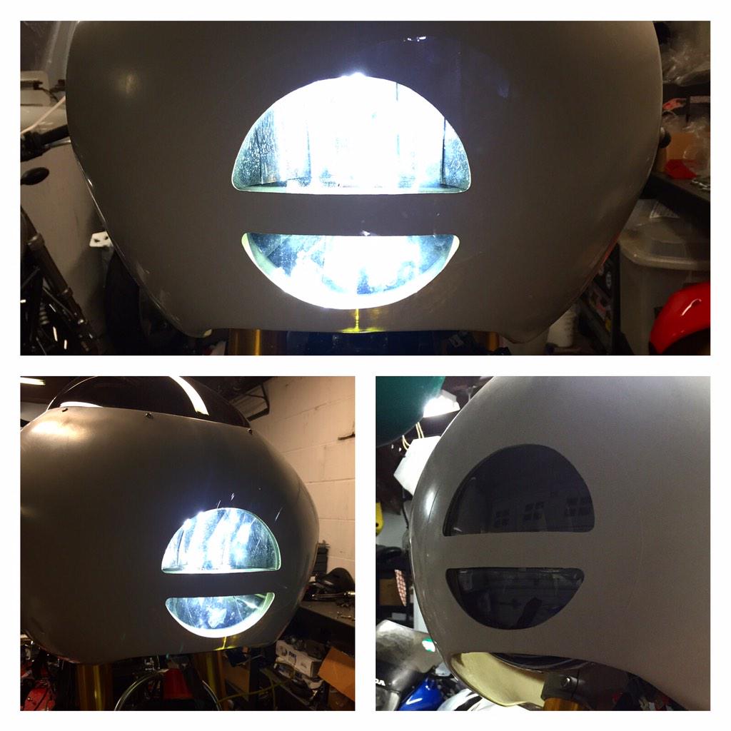 DigitalDirectiv's tweet photo. Mean looking headlight on the Bella Project! http://t.co/R0P5jiZfRZ