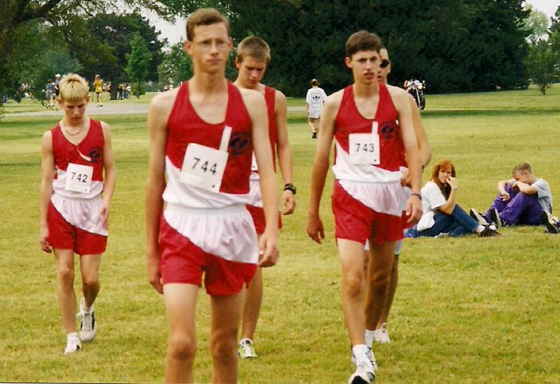RobLoeber1's tweet photo. 1997 OCS cross country team...How did that guy not have a girlfriend!? #smh #tbt http://t.co/eG7VGuFTC2
