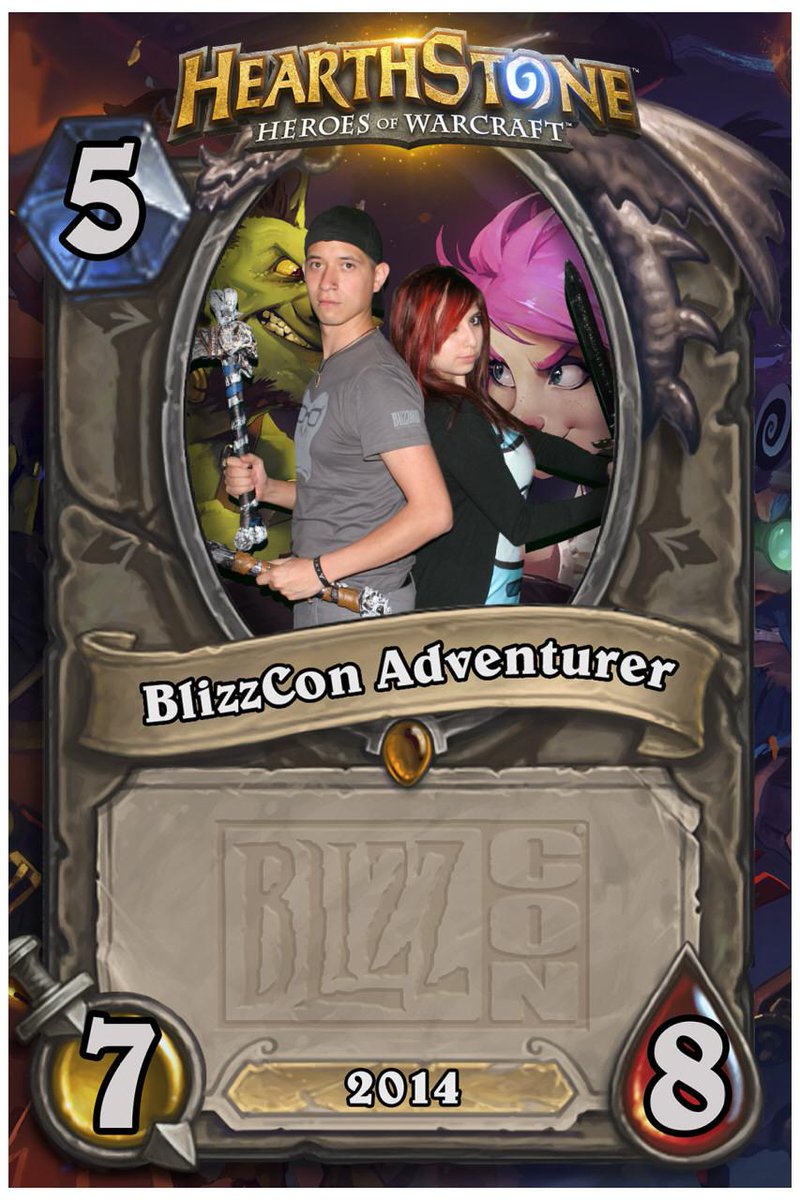 Geek_Roy's tweet image. Recuerdos de la #BlizzCon2014 con @Spyro_Zombie WE LOVE @PlayHSLATAM @PlayHearthstone