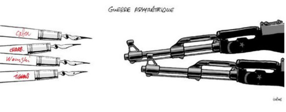 KadyCharlotte's tweet photo. Nous gagnerons cette #guerre!
Vive la #liberté! Non à l'#obscurantisme et à l'islamisme!
#JeSuisCharlie #CharlieHebdo http://t.co/ptfIoKPEsU