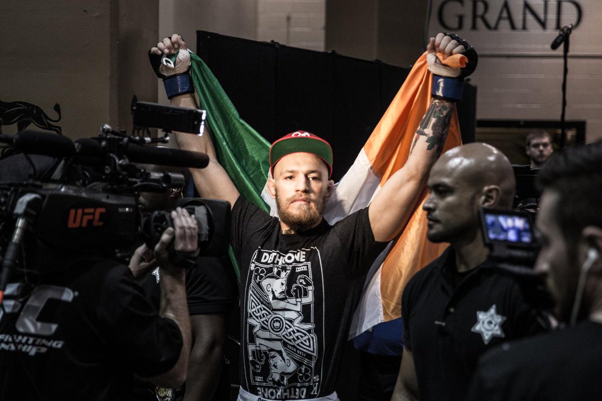 ufc's tweet photo. "I don't give a s*** about rankings. As far as I'm concerned, I'm No. 1" @TheNotoriousMMA #UFCBoston http://t.co/tJCyXYTEV8