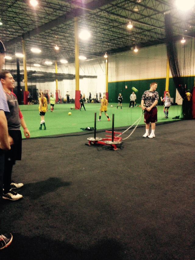 No off days! Gallagher players working with <a href="/GtpTraining/">GTP Training</a> staff #GallyNation