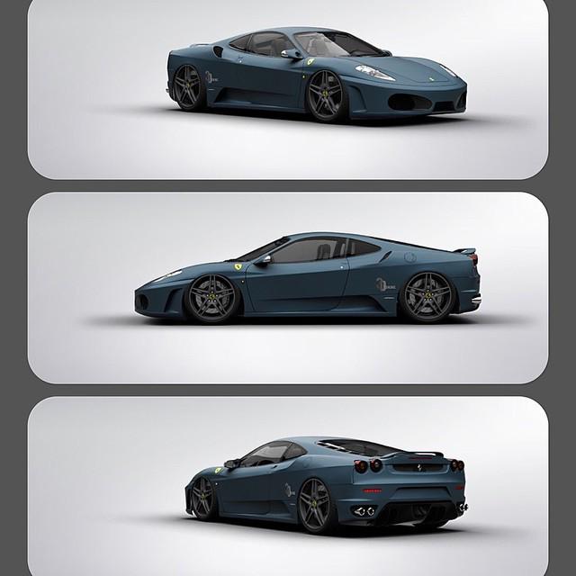 OnlyFerrariPics's tweet image. D-Lux four thirty...marine stallion..#f430#ferrari#alloywheels #addictivefun #chassisbalance #dlux #3dtuning by d...
