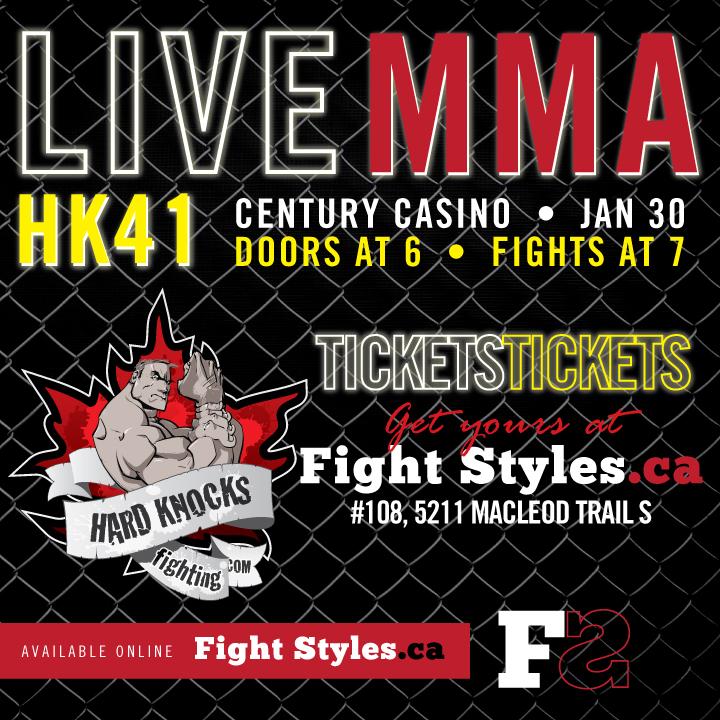 FightStylesyyc's tweet photo. Make sure to get your @HKFighting tickets for the big show on Jan 30th. We have some left at @FightStylesyyc http://t.co/LTIffbh8vs