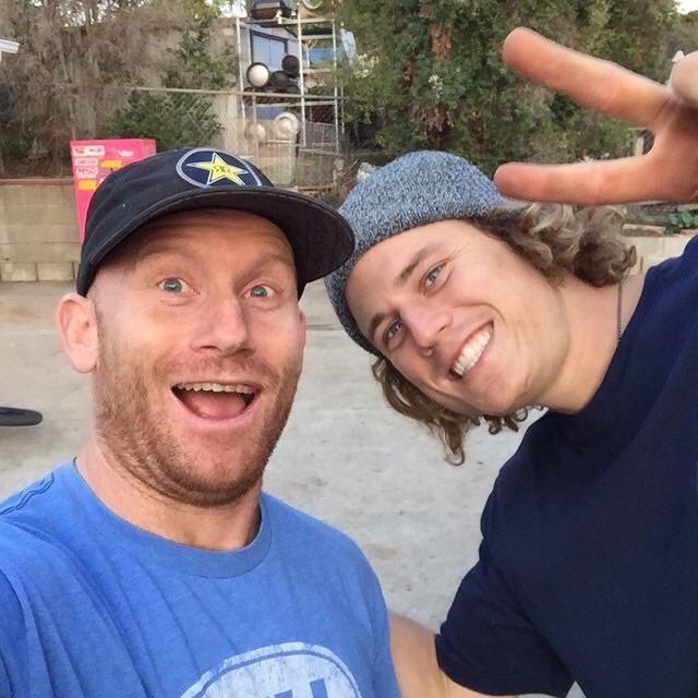 harobmx's tweet photo. #Repost from @ryannyquist and Dennis Enarson hanging out together today. #backtrail #sd http://t.co/fgK1ZQkTQa