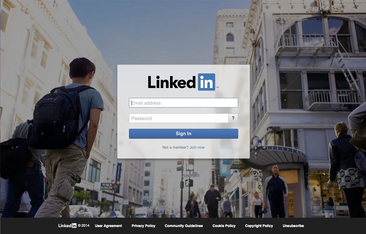 Dan Wasco on X: Cool shot from @LinkedIn login screen. That is the @rdux  office in background, above Fresh on the corner. @amyep   / X