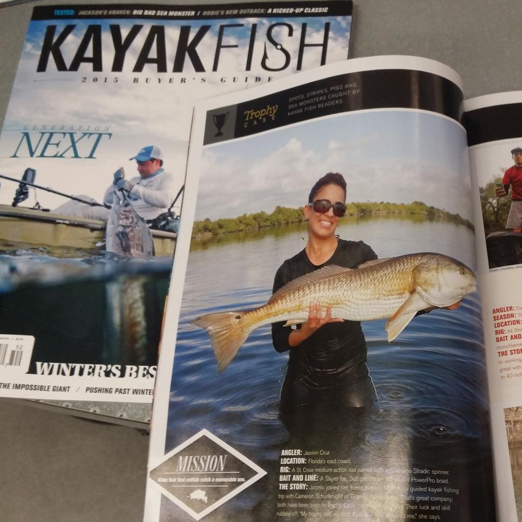 babythethird70's tweet photo. #kayakfishingmagazine #epic #redfish #trophycase #womenthatfish #fishing #dulcefly #addictive #gysot http://t.co/f9xaZA1NuQ