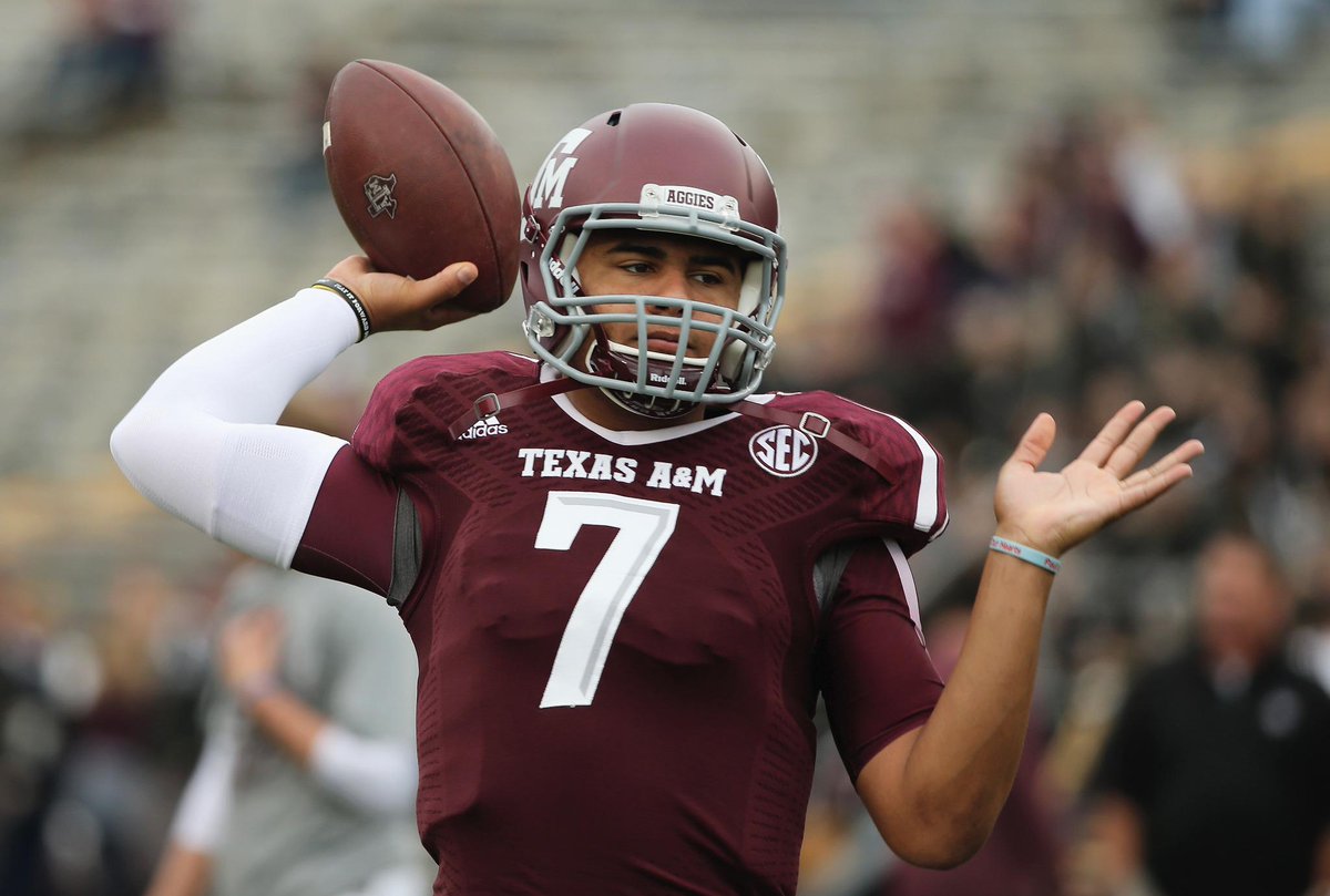 SportsCenter's tweet photo. Texas A&amp;M QB Kenny Hill has asked for his release from school and is expected to transfer. (via ESPN &amp; media reports) http://t.co/FF8beUfTtn