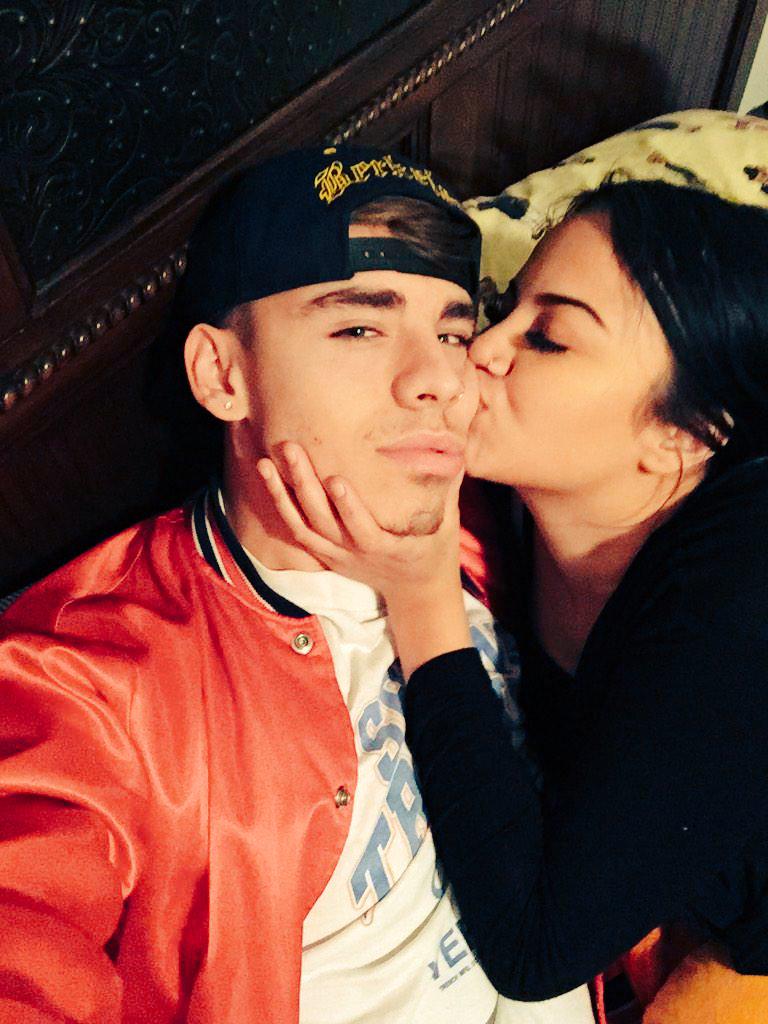 The babies are finally asleep. Time for mommy and daddy to cuddle! :D missed my sexy man!!!