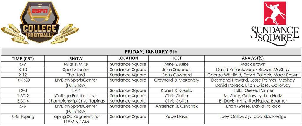 kels_patterson's tweet photo. Make tomorrow a #PurpleFriday &amp; head down to @SundanceSquare to welcome @ESPN to FW! #GoFrogs @TCU @TCUCoachP http://t.co/VvXF9ikrue