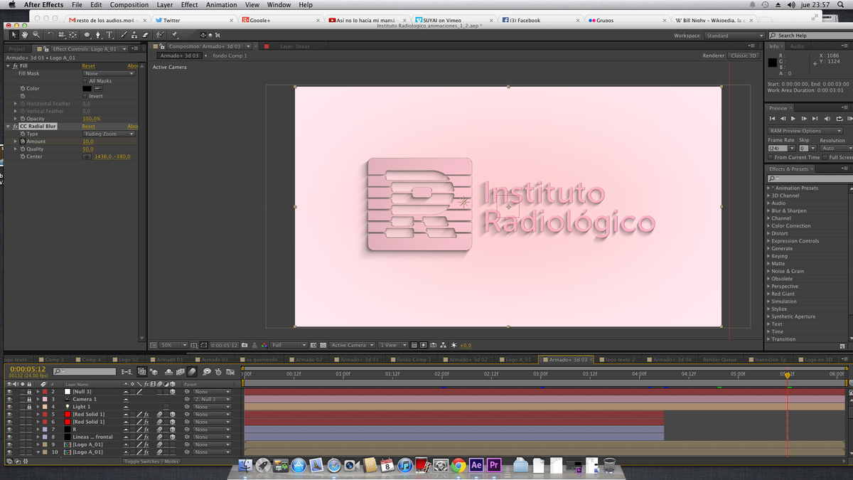 dmdjano's tweet image. Animación para instituto radiológico. #AfterEffects #3DElement #motionGraphic
