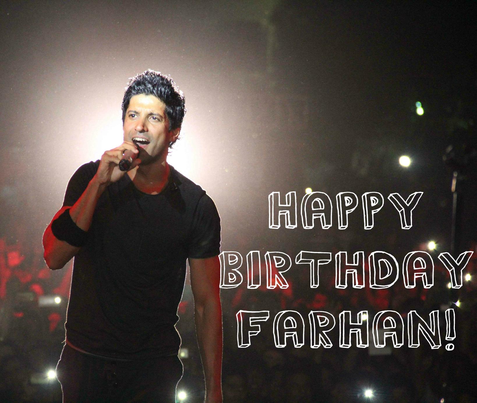 Happy Birthday Farhan Akhtar! Rock on! 