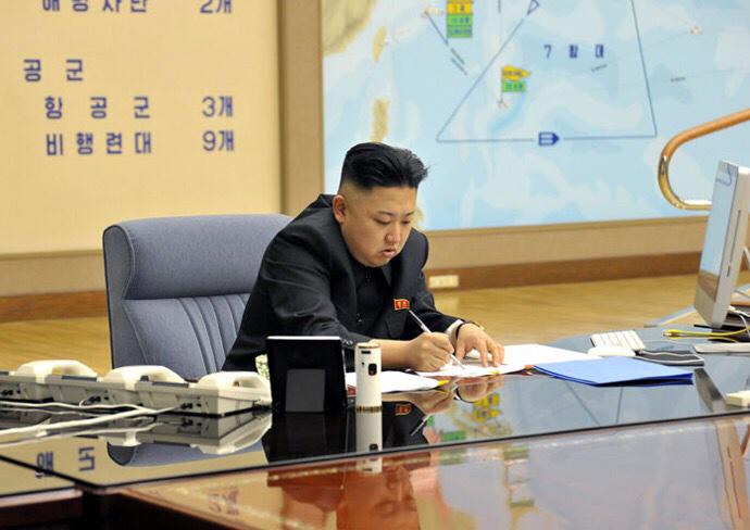 Advil's tweet photo. just because Kim Jong Un is a genocidal maniac doesn't mean we can ignore the fact that his fade is fresh as fuck http://t.co/pejHVeNi3o