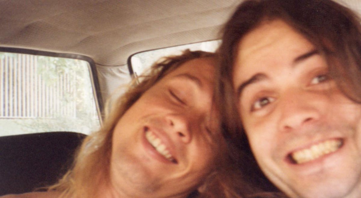 Dentolinha e eu na prêmio, viajando durante a viagem.