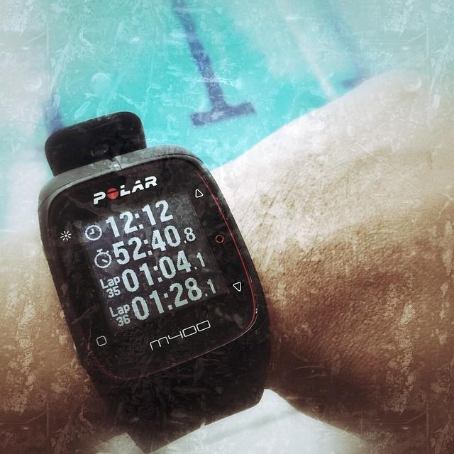 polar m400 swimming