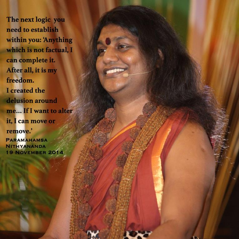 NithyaSatsangs's tweet photo. Four Easy Steps to #Shivoham
- Paramahamsa #Nithyananda http://t.co/4nh5mcO1ah