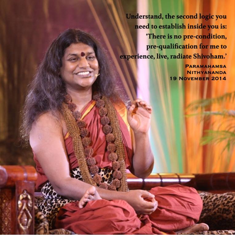 NithyaSatsangs's tweet photo. Four Easy Steps to #Shivoham
- Paramahamsa #Nithyananda http://t.co/4nh5mcO1ah