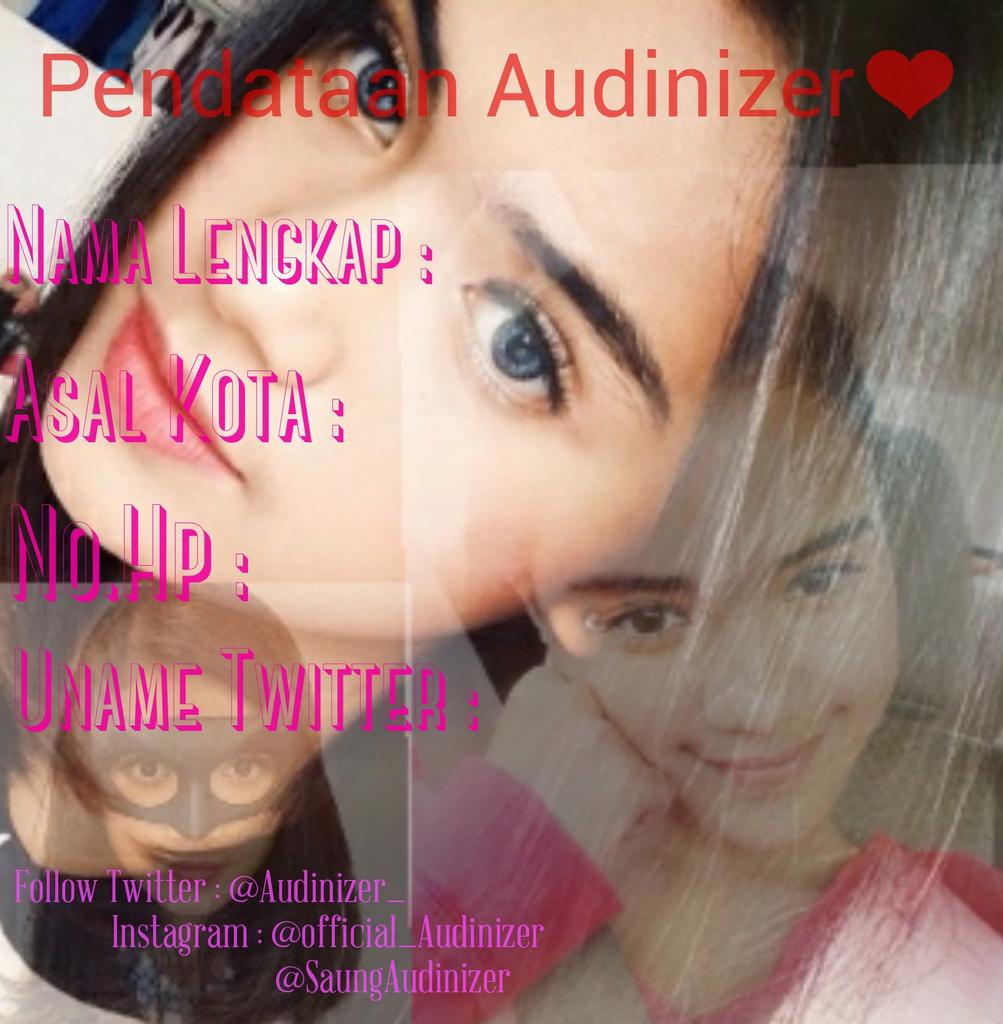 AudinizerrMKS's tweet photo. Pendataan Audinizer❤
Yang minat masuk Group Resmi Audinizer,kirim id line kalian😉 http://t.co/rWXeOuLwFO