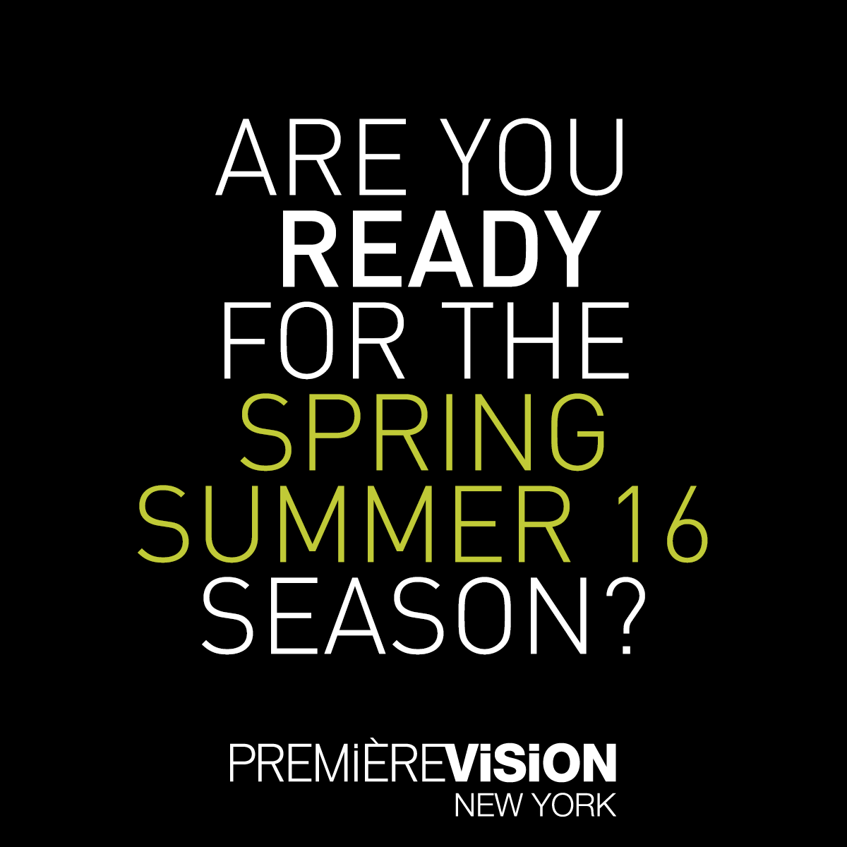 PV_NewYork's tweet photo. New York, Première Vision will welcome nearly 300 exhibitors
Read more @FashionMagcom http://t.co/y2ZxNDLwCC http://t.co/bkxjK67Fes