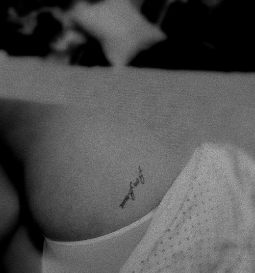 I'm again in a relationship with this sexy asshole and I'm glad that I have this tattoo