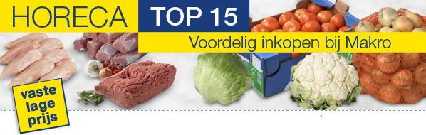 MakroHorecaNL's tweet photo. #Makro #Horeca Top 15, altijd op voorraad, altijd scherp geprijsd! Geldig t/m 13 januari: http://t.co/Lq65IRp8cB http://t.co/Mm5tT42IaQ