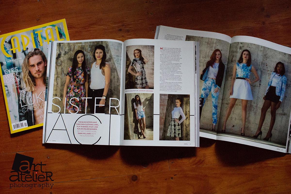 artfoto's tweet photo. Great story about Blom sisters from Reneira fashion label at the Capital Magazine #CBR #fashion #fashfest http://t.co/PCYOE5lHOJ