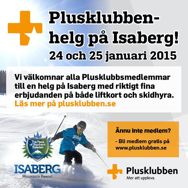 Plusklubben's tweet image. Välkommen till årets Plusklubben-helg på Isaberg Mountain Resort 24-25 januari!